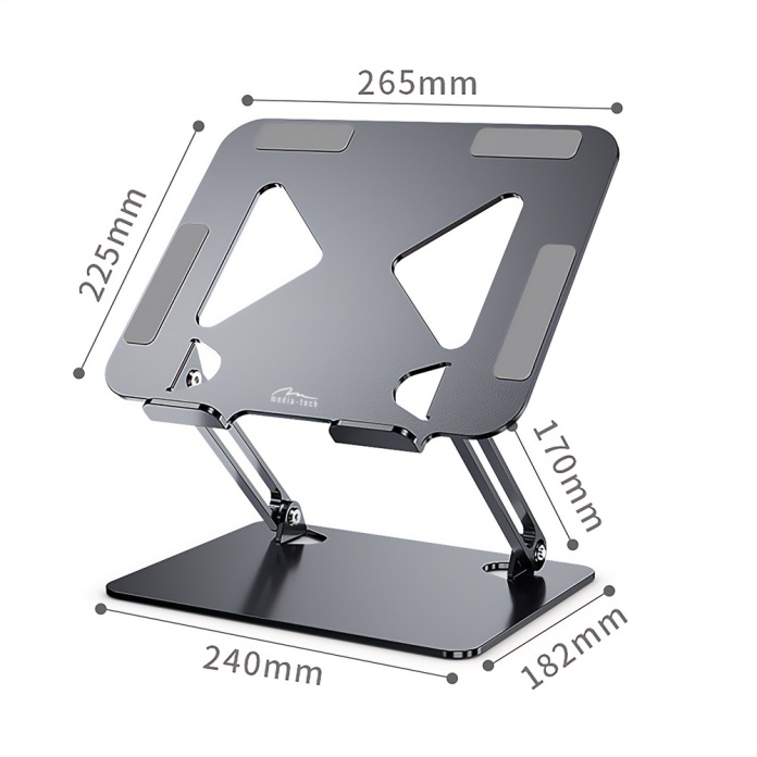regulacja wysokości podstawki Media-Tech LAPTOP STAND MT2661